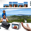 Câmera Insta 360 sem fio com suporte magnético da Randolph, ideal para gravações mãos livres e fotos de alta qualidade
