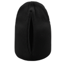 Chapéu feminino Homyl com abertura magnética para rabo de cavalo, em cor preta, feito de tecido confortável e prático.