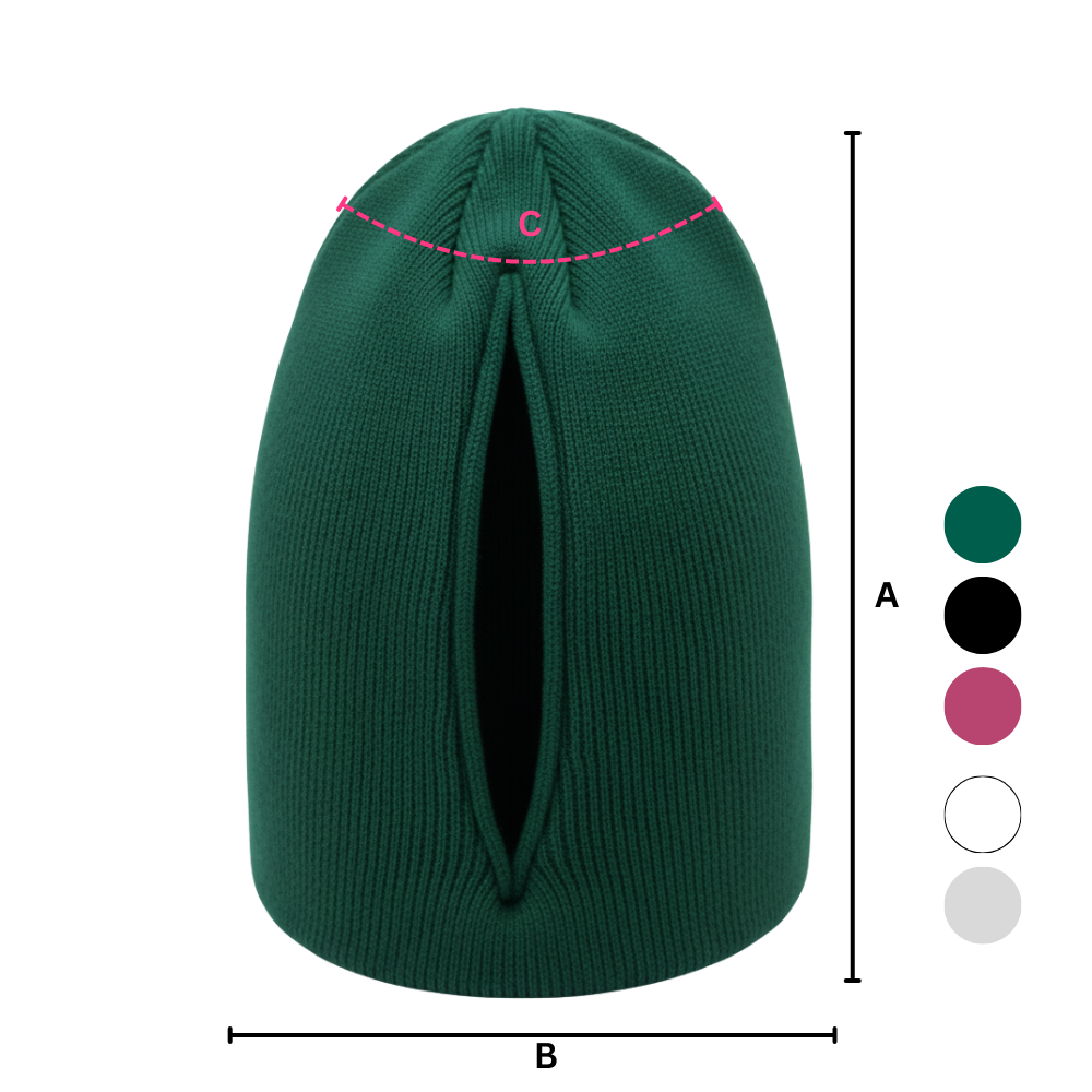 Chapéu feminino Homyl com abertura magnética para rabo de cavalo, estilo boné confortável e prático para o cabelo.