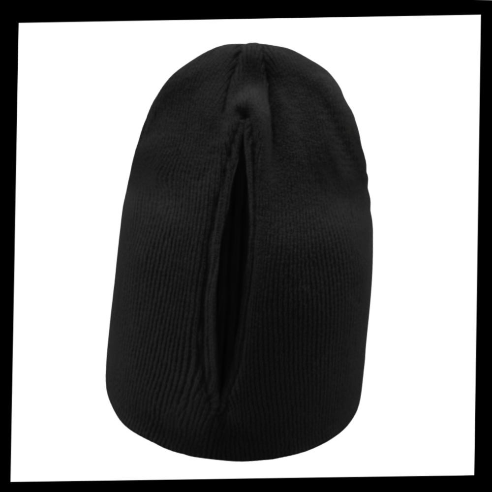 Chapéu feminino Homyl com abertura magnética para rabo de cavalo, design prático e estilo confortável para usar no dia a dia.