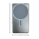 Monitor magnético para telefone móvel Moultrie, acessório eletrônico com suporte magnético para selfies e fotos.