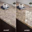 Produto Agent Platifiant Nanocristallin 3-em-1 da Maison Elara para limpeza, proteção e renovação de superfícies em pedra e azulejos.