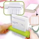Destructeur de papel manual portátil Shredders, compacto e leve, ideal para destruir documentos de forma segura e prática.