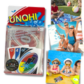 Jogos de cartas UNO Classique à prova d água da Mattel, com baralho colorido e resistente para diversão duradoura.