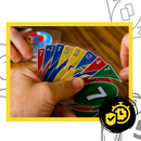 Baralho de cartas UNO Classique à prova d'água da Mattel, com cores vibrantes e design resistente para diversão.