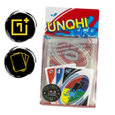 Baralho de cartas UNO Classique à prova d'água da Mattel, com cartas coloridas e resistentes para jogos divertidos e duradouros