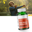 Complemento de algas marinhas da Maui Herbs para fitness e nutrição, com embalagem e rótulo visíveis na imagem.