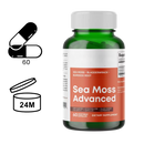 Suplemento de algas marinhas Maui Herbs para fitness e nutrição, em embalagem com rótulo azul e verde.