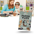 Origami 3D de animais de papel da Maxcozy, ideal para artesanato e atividades criativas com papel.