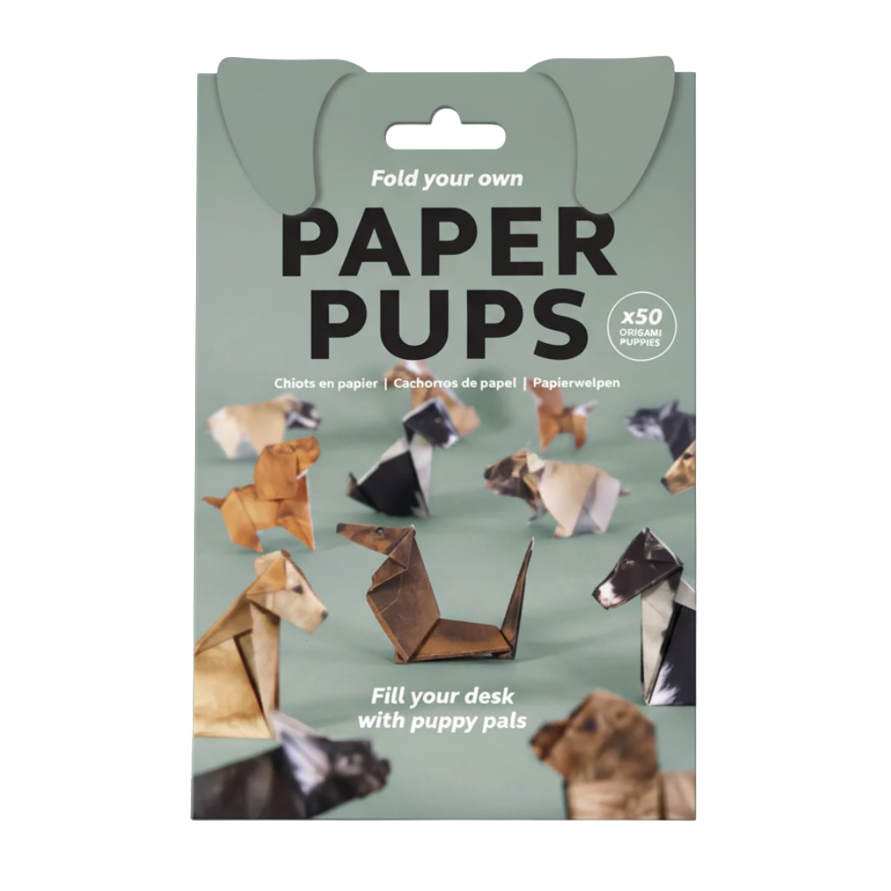 Papier origami 3D de animais, brinquedo de loisirs criativos da Maxcozy, com dinossauro feito de papel dobrado e arte em 3D