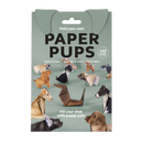 Papier origami 3D de animais, brinquedo de loisirs criativos da Maxcozy, com dinossauro feito de papel dobrado e arte em 3D