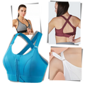 Soutien-gorge de esporte Yeyele com costas nadador, suporte máximo, tecido ajustado e confortável para atividades físicas.