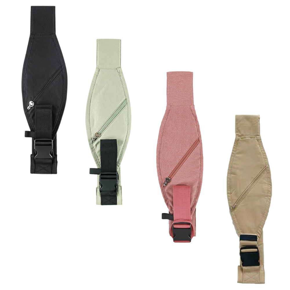 Écharpe para bebê da Maya Wrap, confortável e segura, ideal para usar com sauteurs e balancelles para bebês.