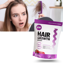 Gomas frutadas enriquecidas com biotina para saúde capilar, da marca Mayruth Organics, em embalagem com gomas coloridas.
