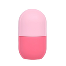 Tasse de massage de rosto com gelo da Mega Wheels, cosméticos em rosa, usada para cuidados faciais e rejuvenescimento.