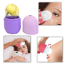 Tasse de massagem com gelo para o rosto da Mega Wheels, em material rose, ideal para cuidados cosméticos faciais.