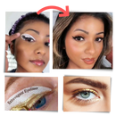 Pack de pochoirs à ligneur rápido da Megawheels, acessórios de cosméticos para desenho de linhas na maquiagem.