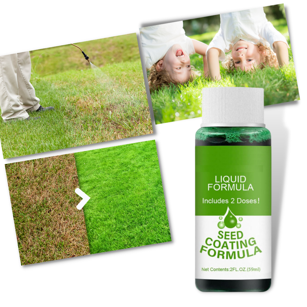 Spray revitalizante para gramado da marca Megawheels, produto para cuidados de jardins e pelouses.