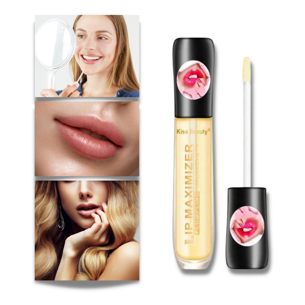 Brilho labial repulsor da marca Meitianfacai, cosméticos com efeito de volume e hidratação para lábios.