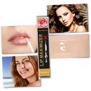 Brilho labial repulpante da marca Meitianfacai, cosmético com acabamento brilhante e efeito volumizador para lábios.