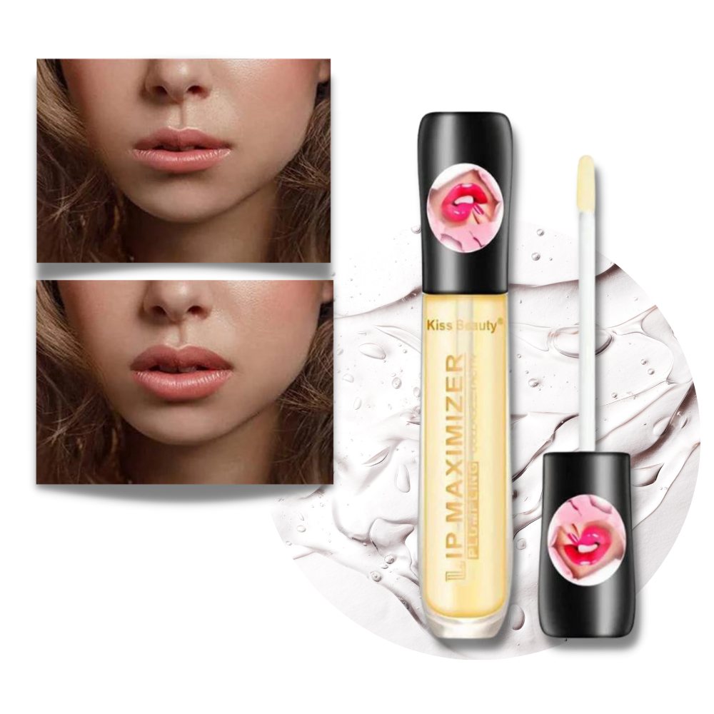 Brilho labial repulsivo Meitianfacai, cosméticos com efeito de volume e hidratação para lábios mais cheios e brilhantes.