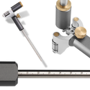 Accessoires Menolana pour outils de mesure et détecteurs, outil de traçage double fonction pour le travail du bois, en plastique noir.