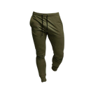 Calças de fitness masculinas da Mens Sweatpants em verde, vestuário esportivo confortável para treinos e atividades físicas.