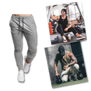 Calças de fitness masculinas da Mens Sweatpants, com detalhes de tecido esportivo e ajuste confortável para treino.