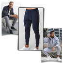 Calças de fitness masculinas Mens Sweatpants com design ajustado, feitas para exercícios e atividades físicas.