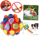 Bola de estímulo mental e de farejar para cães, acessório interativo da Hopday para estimular o faro e combater tédio.