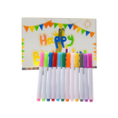 Quadro de escrita LED Rayne Mirrors, painel de notas luminoso 30x20cm com 12 canetas, luminária de ambiente moderna.