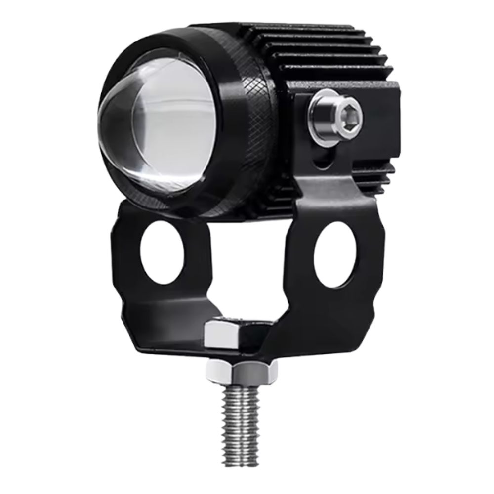 Farol dianteiro duplo para motos Meterk, peça de reposição automotiva com iluminação dupla, compatível com vários modelos de motos.