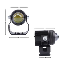 Farol dianteiro duplo para motos Meterk, peça de reposição automotiva com iluminação dupla para motocicletas.