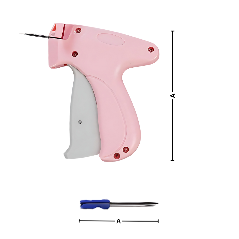 Pistolet de fixação rápida Mexud para artesanato, ferramenta de lazer criativo com ponta de cores verdes.