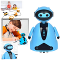 Robô de linha inductivo Miarhb, brinquedo de atividade em forma de pinguim preto com sensores de seguimento de linha.
