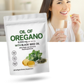 Capsulas de óleo de orégano Micro Ingredients para fitness e nutrição, 180 cápsulas com óleo de orégano natural.