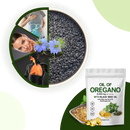 Capsulas de óleo de orégano da Micro Ingredients para fitness e nutrição, embalagem com 180 cápsulas.