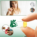 Capsulas de óleo de orégano Micro Ingredients para fitness e nutrição, 180 cápsulas com frasco transparente e cápsulas verdes.