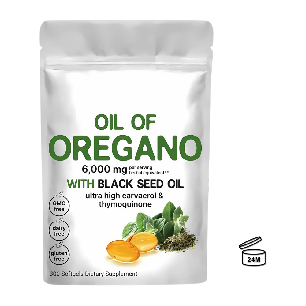 Capsulas de óleo de orégano Micro Ingredients para fitness e nutrição, 180 cápsulas, suplemento natural de óleo de orégano