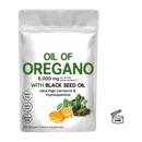 Capsulas de óleo de orégano Micro Ingredients para fitness e nutrição, 180 cápsulas, suplemento natural de óleo de orégano