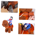Acessório para cachorro, fantasia de cowboy da marca Midlee, com chapéu, lenço e colete para cães.