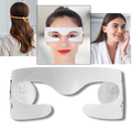 Máscara de massagem para olhos com LED da Mieauty, ajuda a reduzir linhas de expressão e eliminar rugas na área dos olhos.
