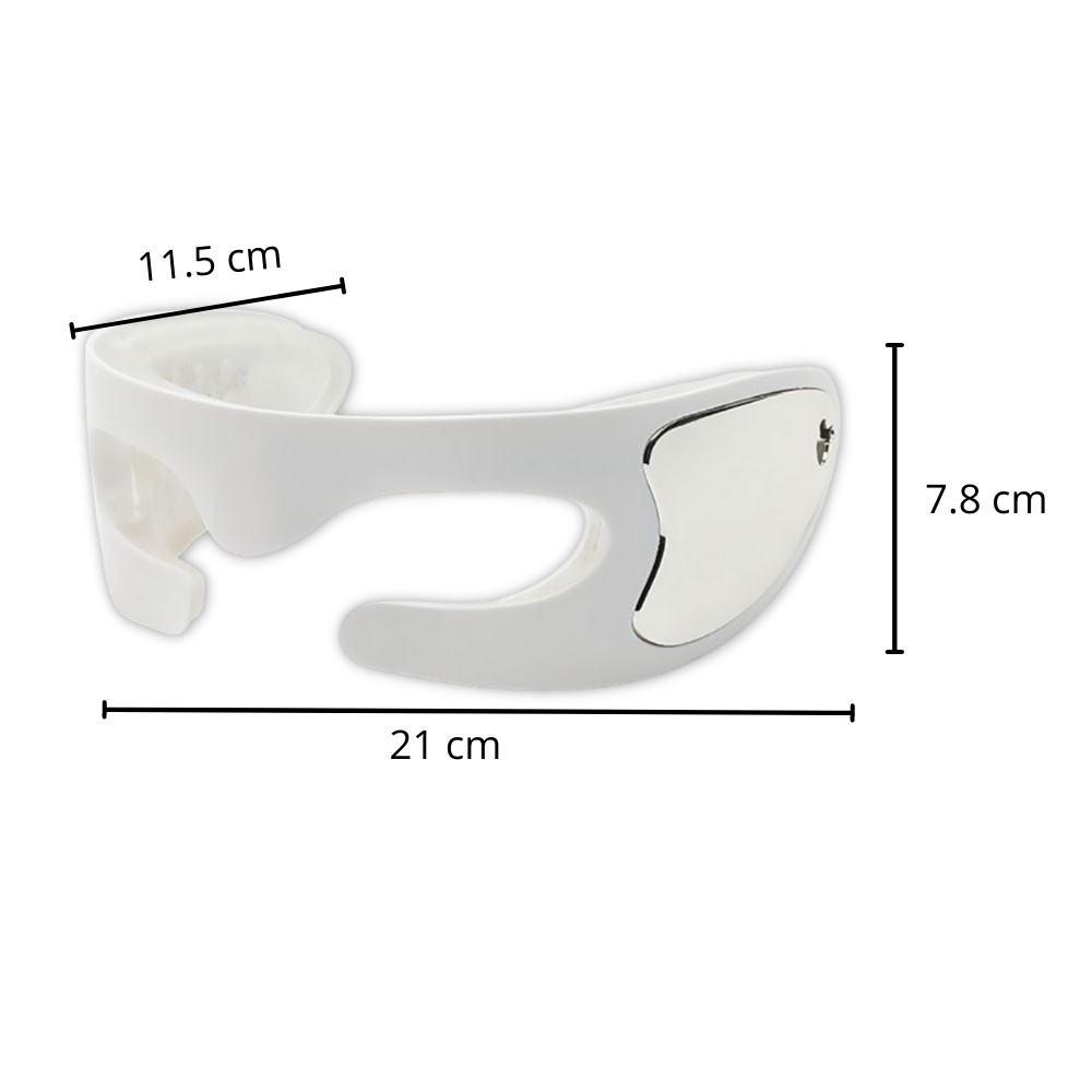 Masque de massage pour les yeux Mieauty avec LED pour réduire les rides et détendre la zone oculaire.