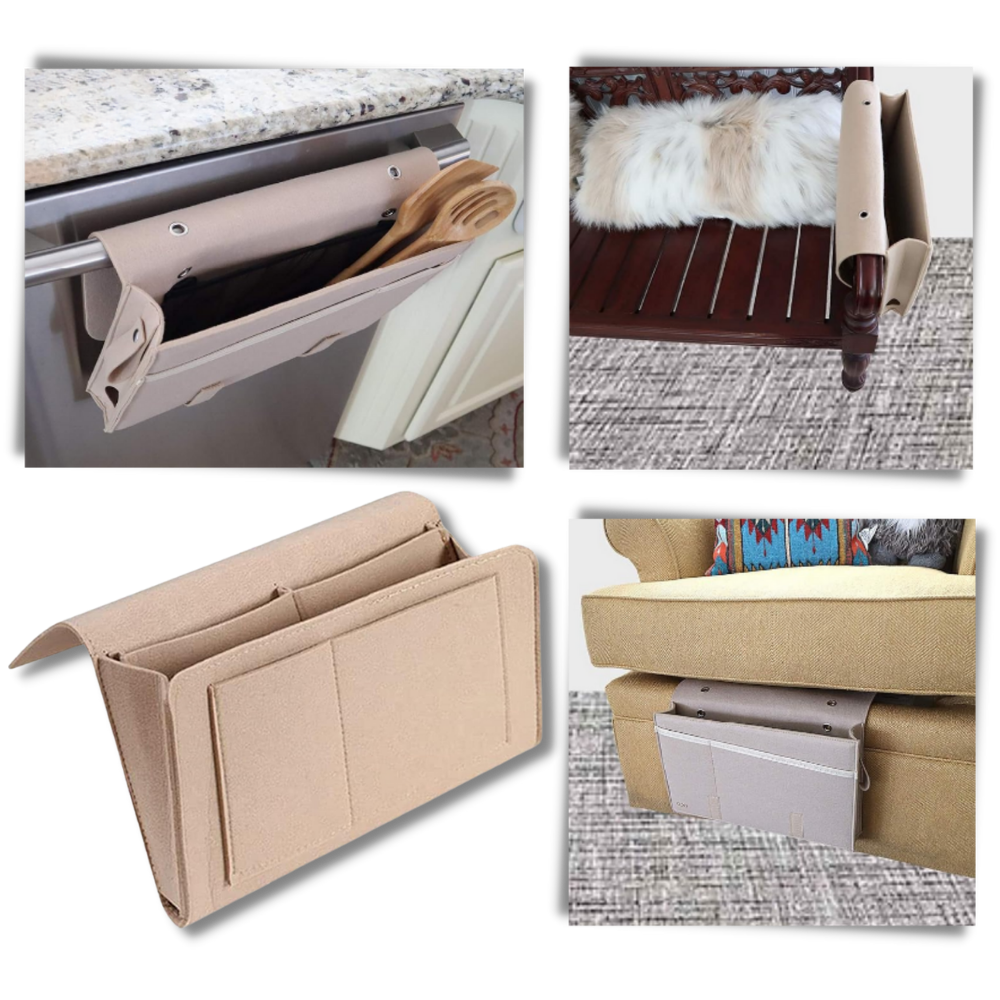Organizador suspenso minimalista e elegante da Fancyqube para armazenamento versátil e organização de ambientes.