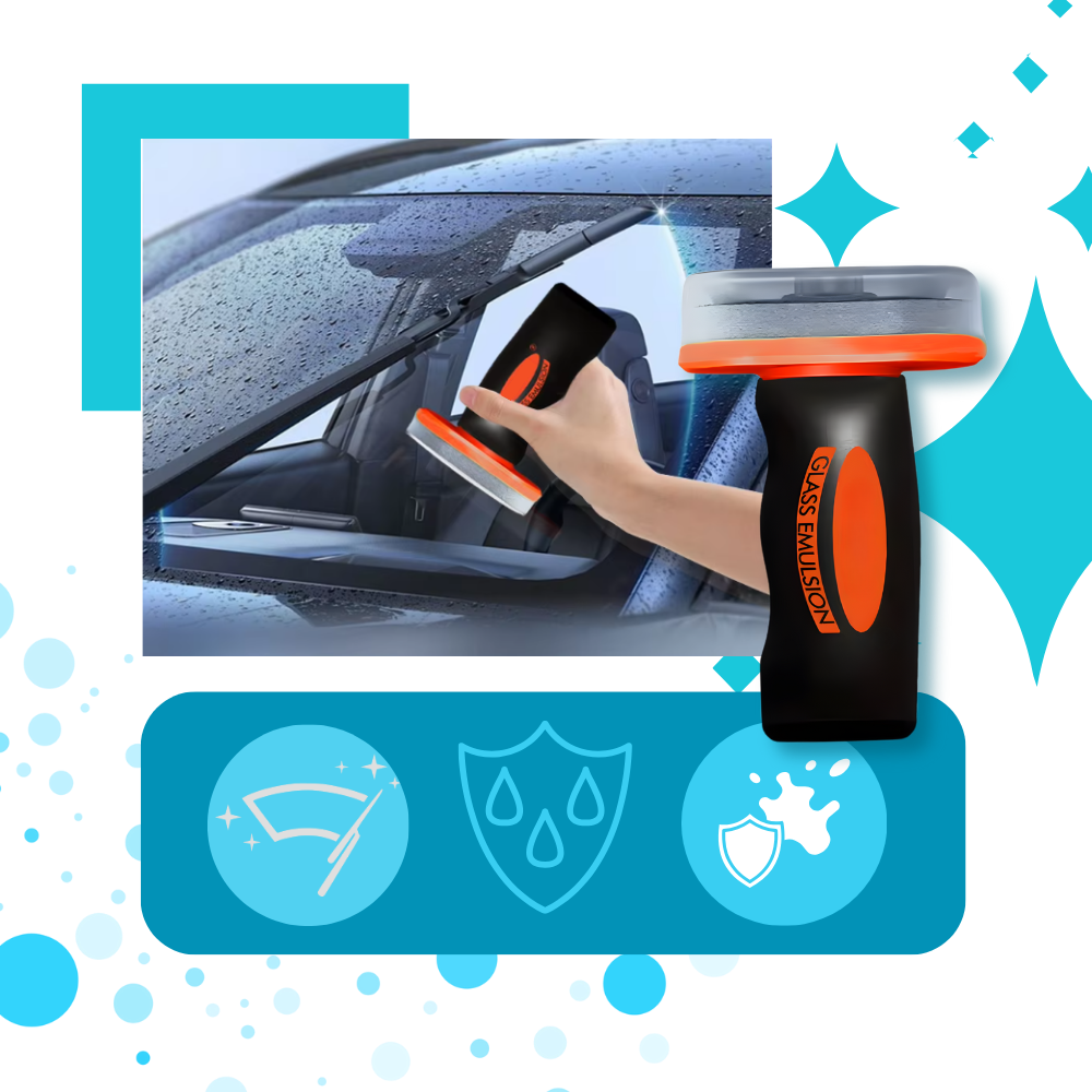 Roll-on de limpeza para para-brisa Miximx, produto de manutenção e decoração de veículos com fórmula eficaz para vidro.
