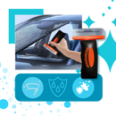 Roll-on de limpeza para para-brisa Miximx, produto de manutenção e decoração de veículos com fórmula eficaz para vidro.