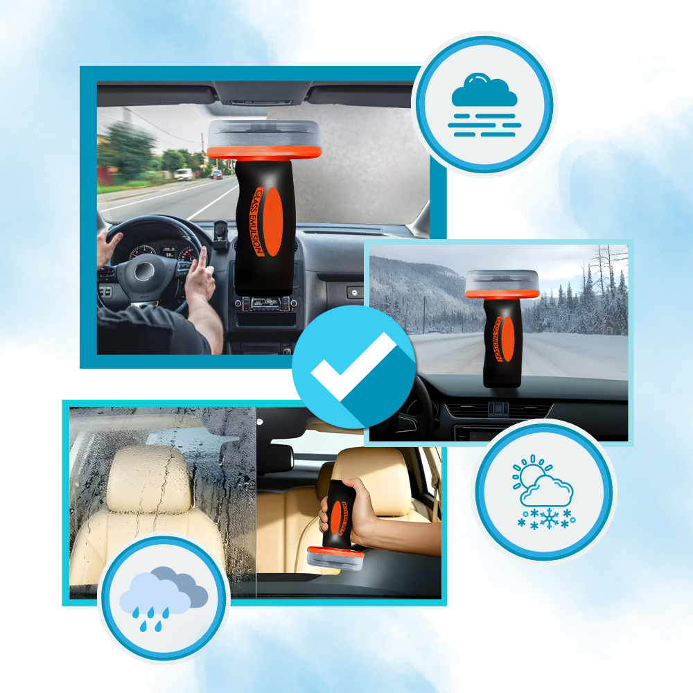 Roll-on de limpeza para para-brisa Miximx, produto de manutenção e decoração de veículos para fácil aplicação e brilho.