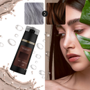 Shampooing para cabelos grisalhos da marca Mnjin, produto de cuidado capilar com fórmula suave para cabelos gris.