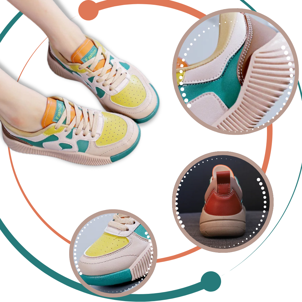 Tênis ortopédico Ielgy estilo moderno, sapatos de moda com design confortável e elegante para uso diário.