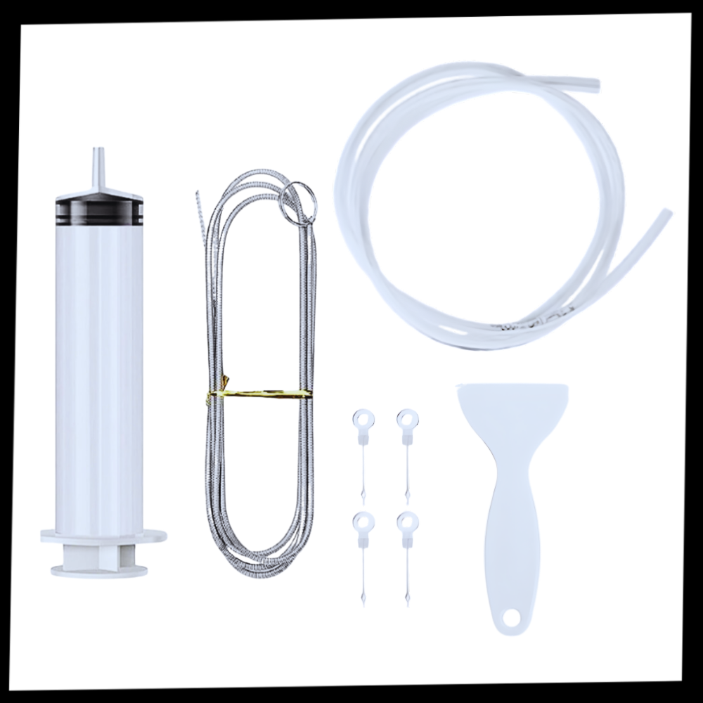 Kit de limpeza para refrigerador Luerfun com acessórios para reduzir mofo e manter o interior limpo e higienizado.